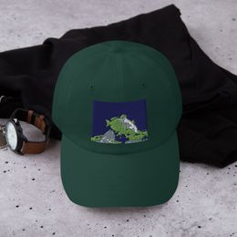 ZAG White Fish Classic Dad Hat 