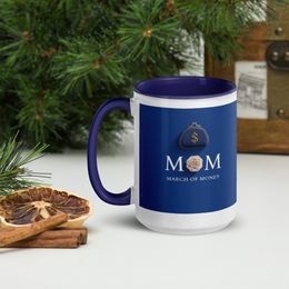 MOM Ceramic Mug with Color Inside