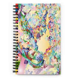 Bluna60 Abstract Eagle Spiral Notebook