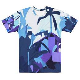 Julio Purple Men's Crew Neck T-Shirt