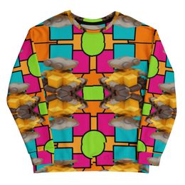 Bbluna60 Robot Recycled Unisex Sweatshirt