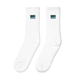 Juvy Birdcage Embroidered Crew Socks