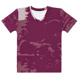 bbluna60 Burgundy Women's Crew Neck T-Shirt