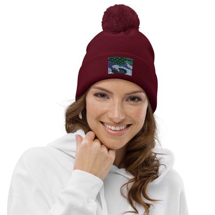 Juvy Birds  Pom-Pom Beanie 