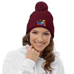 Rica  Feet Pom-Pom Beanie 