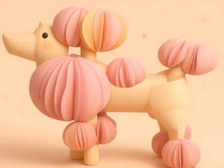 3D Poodle
