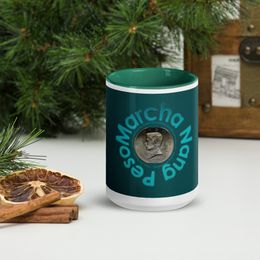 MNP White Ceramic Mug with Color Inside