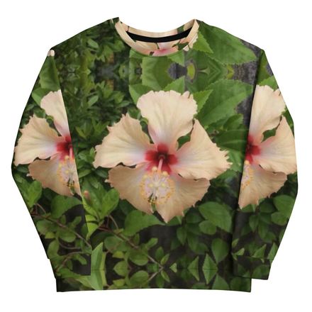 Nathy Peach Gumamela Recycled Unisex Sweatshirt