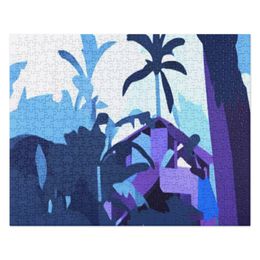 Julio Purple Jigsaw Puzzle
