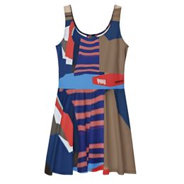 Glen Laundry Skater Dress
