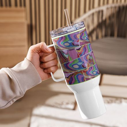 Brgy Cababto-an Travel Mug with Handle