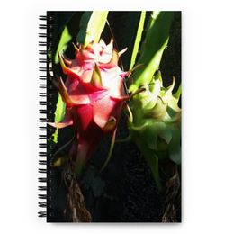 Nathy Dragonfruit Spiral Notebook