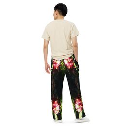 Nathy Dragonfruit Unisex Wide-Leg Pants