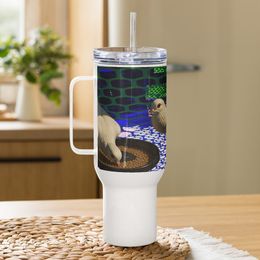 Juvy Birds Travel Mug with a Handle