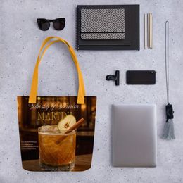 bbluna60 Wow Martini Print Tote Bag