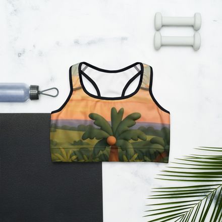 Boy2x Palm Trees Sports Bra