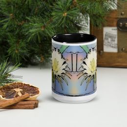 2Milard White Ceramic Mug with Color Inside