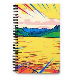 Boy2x River Spiral Notebook