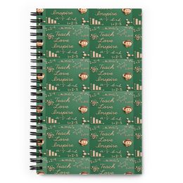 bbluna60 Formula Spiral Notebook