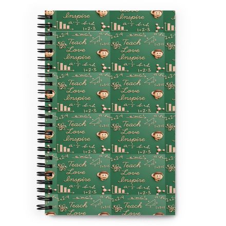 bbluna60 Formula Spiral Notebook