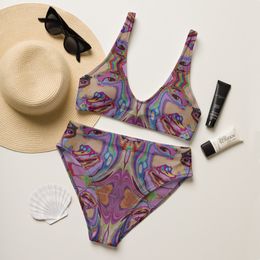 bluna60 Portrait Recycled High-Waisted Bikini