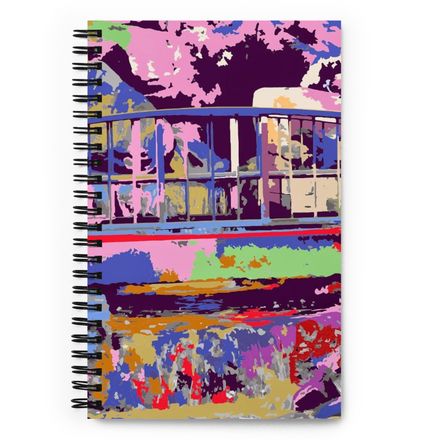 Bbluna60 Bridge Spiral Notebook
