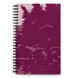 Bbluna60 Burgundy Spiral Notebook