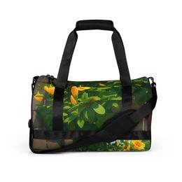 Nathy Yellow Gumamela Gym Bag