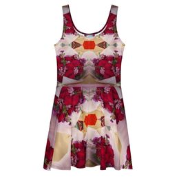 Linda's Roses Skater Dress