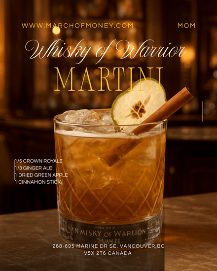 Whisky of Warrior Martini Recipe