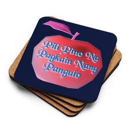 Pili Pino Cork-Back Coaster
