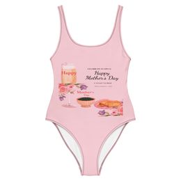 2Mother's Day One-Piece Swimsuit