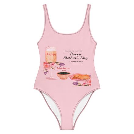2Mother's Day One-Piece Swimsuit