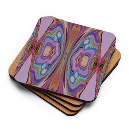 Gloria2 Cork-Back Coaster