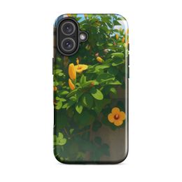 Nathy Yellow Gumamela Tough Case for iPhone®
