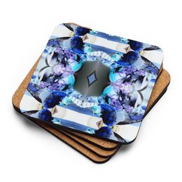 Luna's Cousins Cork-Back Coaster