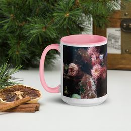 ZAG Pinkish Ceramic Mug with Color Inside