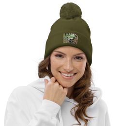 Bbluna60 Lantern Pom-Pom Beanie 