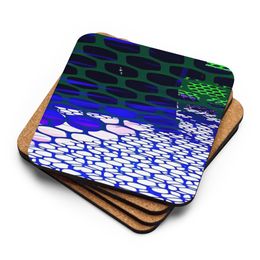 Juvy Birdcage Cork-Back Coaster