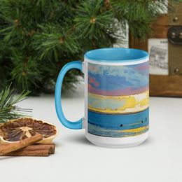 Boy2x Ocean Ceramic Mug with Color Inside