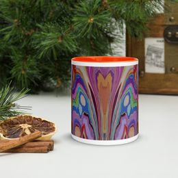 Gloria2 Ceramic Mug with Color Inside