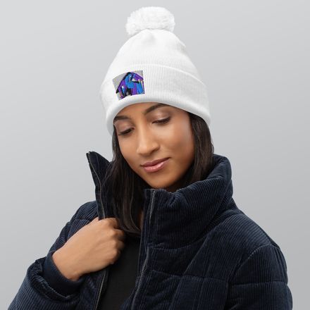Julio Poverty Chic Pom-Pom Beanie 