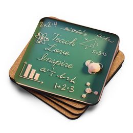 Bbluna60 Formula Cork-Back Coaster