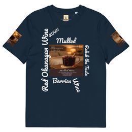 bbluna60 Mulled Berries Wine Unisex Organic Cotton T-Shirt