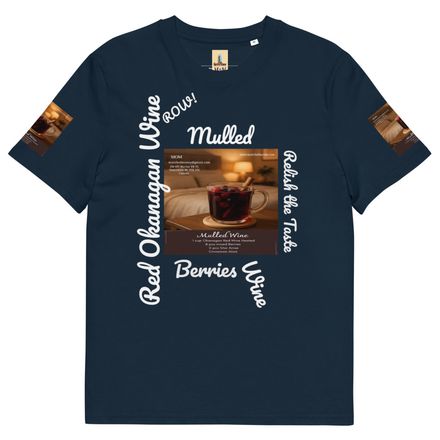 bbluna60 Mulled Berries Wine Unisex Organic Cotton T-Shirt