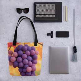 Bbluna60 Grapes Tote Bag