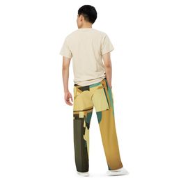 Glen Unisex Wide-Leg  Pants