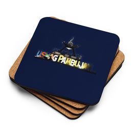 Uswag Pambujan Cork-Back Coaster