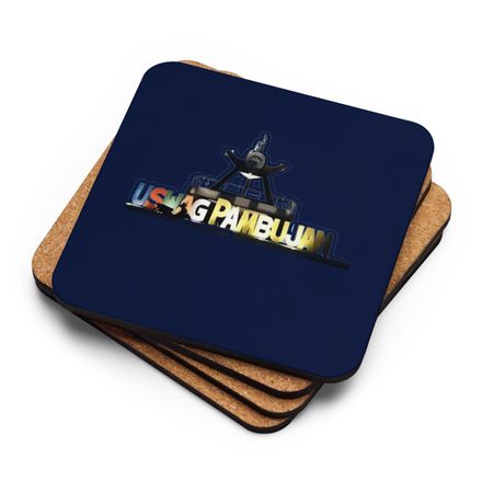 Uswag Pambujan Cork-Back Coaster