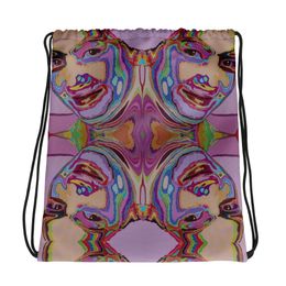 bluna60 Portrait Drawstring Bag
